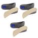 GLEAVI 3 Pairs Shoe Inserts Height Increase Insert Shoe Lifts Invisible Insole Shoe Pads Heel Lift Inserts Men and Women Half Pad Increased
