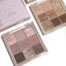 Pink Brown Violet Sparkly Eyeshadow Makeup Palette Natural Hypoallergenic Glitter Eyeshadow Palette Highly Pigmented Shimmer Eye Shadow Palette Long Lasting Waterproof Blendable (2#) - Buy Online on GoSupps.com