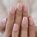 Buy Cornus Pink Trendy Pure Color Press-On Nails - Shiny Short Squoval 24pcs Set for DIY Art - Perfect for Women & Girls - International Shipping Available! - Buy Online on GoSupps.com