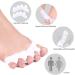 5-Hole Gel Toe Spacers & Stretchers for Men & Women - Correct Hammer & Overlapping Toes (1 Pair) - Buy Online on GoSupps.com