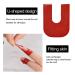 EBANKU Nail Polish Protector 140pc Disposable Peel Off Sticker U-Shape Tape | Nail Art Painting Spill-Proof Stickers | Manicure Tool 10ct (Pack of 14) - Buy Online on GoSupps.com