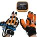 Rehabilitation Robot Gloves Split Finger Training Mirror Mode Stroke Hemiplegia Finger Extension Exercise LCD Touch Screen/Timing/Intensity can be Adjusted Yellow RightHand L Righthand Large