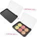  minkissy minkissy 3 Piece Eyeshadow Palette with Frosted Coverage Lid Convenient Blusher Storage Box for DIY Lightweight Compact for Travel Daily Use - Buy Online on GoSupps.com