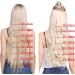 Silk-co Clip in Hair Extensions - 100% Synthetic 23 Inch Straight Blond & Bleach Blond Hairpieces - 8pcs for Full Head Coverage - Buy Online on GoSupps.com