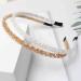 Sleek Crystal Rhinestone Headbands - 4 Pack for Women and Girls - Buy Online on GoSupps.com