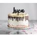 Custom Cake Topper - Personalized Wooden or Acrylic Cake Decoration | Superfine Engraving Sizes 10-25 cm - Buy Online on GoSupps.com