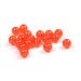 Sea Striker Round Fishing Beads | Plastic Rig Beads, Fishing Bait Red One Size