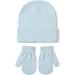 XYIYI Newborn Baby Winter Beanie Hat Mitten Set - Blue - Ages 2-5 Years - Buy Online on GoSupps.com