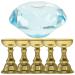 Beaupretty Nail Supplies Press on Nail Stand Nail Stand for Press on Crystal Diamond Hand Model Shoot Ornament Diy Nail Art Display Stand Manicure Accessories Blue Nail Crystal Holder As Shown 1