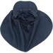 LLmoway Safari Fishing Sun Cap with Removable Neck Flap - Quick Dry Navy Blue Hat for Men and Women - Buy Online on GoSupps.com