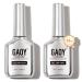 GAOY 2 Pcs 16ml No Wipe Gel Top Coat Glassy Clear Gel Top Coat High Gloss Finish for UV Light Cure Gel Nail Polish 2 Pcs Gel Top Coat