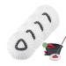 4 Pack Mop Replacement Heads Compatible with Oceda 1 Tank System Microfiber Spin Mop Replace Head Mop Refills Safe for Deep Cleaning All Hard-surfaced Floors 4 Piece Set