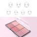 MEICOLY 6-Color Face Blush Palette - Shimmer Matte Mineral Blusher Set for Contour & Highlight with Brush - Bright Cheek Makeup - Buy Online on GoSupps.com