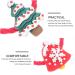 Minkissy 10 Pairs Christmas Hair Ties Kid Ponytail Holder Hair Elastic Band Hair Accessories ( for Party Favors ( Ramdom Color ) - Buy Online on GoSupps.com