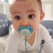 Pacifier Clip 4 Pack - Silicone Holder Clips for Boys and Girls - BPA Free Teething Toys - Perfect Baby Shower or Birthday Gift - Buy Online on GoSupps.com