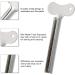 Stainless Metal Toothpaste Squeezer 3-Pack for Bathroom & Cosmetic Tubes - Buy Online on GoSupps.com
