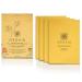 ORGAID Organic Sheet Mask | Made in USA (Vitamin C & Revitalizing pack of 4)