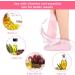 Exin Dehcen Silicone Moisturizing Socks for Women - 3 Pairs Anti-Slip Spa-Gel Foot Care for Dry Cracked Feet - Buy Online on GoSupps.com