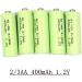 12 Pack 1.2V Ni-Mh 2/3AA Rechargeable Batteries - 400mAh Button Top for Solar Lights Shavers & Toothbrushes - Buy Online on GoSupps.com