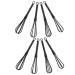 SOIMISS Fouets de Coloration Capillaire 8 Pi ces Taille Standard M lange Manuel Homog ne Coiffeurs Professionnels et Particuliers Usage Salon de Coiffure Noir