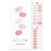 ohora Semi Cured Gel Nail Strips (N Rose Diamond) - Works with Any Nail Lamps, Salon-Quality, Long Lasting, Easy to Apply & Remove - Includes 2 Prep Pads, Nail File & Wooden Stick - Pink