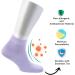Cosyfeel Women Loose Diabetic Socks | 4-Pack Neuropathy Ankle Socks for Ladies | Super Soft Eco-Friendly Bamboo Material | Durable with Seamless Toe | Multicolour Patterns | 4 Seasons 4-7 LILAC - Buy Online on GoSupps.com