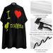 I Love Chicken Nuggets Barber Cape | Adjustable Snap Hair Cutting Apron for Adults - Perfect for Salon & Home Use - Buy Online on GoSupps.com