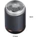 IVYARD Mini Electric Shaver - Portable One-Button Razor for Men Pocket Size Travel Shaver Ideal for Face Black - Buy Online on GoSupps.com