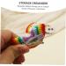 minkissy 3 Pairs Rainbow Barrettes Wool Yarn Hair Accessories Wool Felt Rainbow Charm Felt Rainbow Applique Hair Bow Hair Accessories for Kids Girl Hair Decor Props Alloy Cartoon Child - Buy Online on GoSupps.com