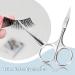 Bencco Stainless Steel Nail Scissors | Curved Blade for Eyebrows Beards Eyelashes & Skin Peeling - International Shipping Available - Buy Online on GoSupps.com