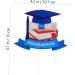 CHILDWEET 7pcs Graduation Season Card Paper Cups Decor Congrats Food Toothpick 2022 Dessert Picks Graduation Cupcake Topper Party Supplies Cake Picks Cake Insert Topper Acrylic Cake Supplies - Buy Online on GoSupps.com