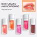 AOOWU Tinted Plumping Lip Oil - Moisturizing & Long-Lasting Lip Hydrating Gloss in Pink | Glitter Shine Liquid Lipstick for Women - Buy Online on GoSupps.com