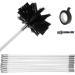 Dryer Vent Cleaner Kit - 20ft Flexible Lint Brush with Drill Attachment for Fast Cleaning - Buy Online on GoSupps.com