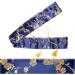 FLURSAILE 2pcs Sword Bag 51inch Synthetic Silk Katana Bag Sword Cover Carrying Case For Samurai Swords Plum Blossom Black & Blue - Buy Online on GoSupps.com