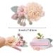 Flower hair clip set - princess hundred bow hair clip 3 pieces suitable for 1-12 years old girl (B) - Buy Online on GoSupps.com