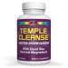 Temple Cleanse 120 Capsules Magnesium Oxygen-Based Colon Cleanse Detox Relieves Occasional Constipation with No Gas or Bloating Body Detox and Cleanse for Women & Men 1 Count (Pack of 120)