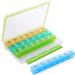 BUG HULL Monthly Pill Organizer - Moisture-Proof 4 Week Large Pill Box - 28 Day Medicine Organizer for Vitamins and Supplements - Buy Online on GoSupps.com
