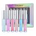 COOSA Glitter Liquid Lipsticks Set - 6 Color Diamond Shimmer Metallic Lipstick Kit - Buy Online on GoSupps.com