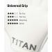 T1tan Classic 1.0 Goalkeeper Gloves - Finger Protection - Football Gloves in Various Sizes & Colors - Classic 1.0 White-Out (FP) 10 10 - Buy Online on GoSupps.com