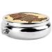 USA Map Portable Metal Pill Box | Round 3-Compartment Design | Ideal for Travel | Small Pill Organizer - Buy Online on GoSupps.com