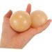 Beaupretty 2 STK Chinese Handballs - Marble Massage Balls for Muscle Relief & Fitness | Baoding Balls - 5.50cm Yellow - Buy Online on GoSupps.com