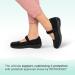 Orthofeet Women's Diabetic Shoes - Proven Comfort & Protection | Arch Support, Cushioned Sole, Extended Widths - Springfield 9 Wide Black - Buy Online on GoSupps.com