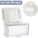 Whiidoom Wipes Dispenser - Refillable Baby Wipe Holder Case - One-Hand Operation, White - Buy Online on GoSupps.com