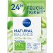 NIVEA Natural Balance Moisturizing Day Cream 50 ml with organic aloe vera jojoba and almond Day cream for normal and combination skin - Buy Online on GoSupps.com