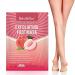 Peach Foot Peel Mask - Natural Exfoliator for Dry, Dead Skin & Callus Repair - Men & Women - Buy Online on GoSupps.com