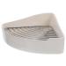 CIYODO Small Pet Ceramic Toilet Rats Hamster Litter Pan Bunny Cage Toilet Hamster Potty Rabbit Training Potty Small Pet Cage Supply Hamster Toilet Dog Toilet Indoor Pet Potty Rabbit Potty 24x18.5cm White