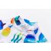 BONVERANO Baby Boy All-in-one Sunsuit/Swimsuit UPF 50+ Sun Protection with Cap, 12-18 Months - White Fish - Buy Online on GoSupps.com