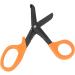 Buy First Aid Scissors for Nurses | Stainless Steel Trauma & Emergency Scissors - Orange - Buy Online on GoSupps.com
