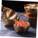 Zerodeko 3 Pcs Stainless Steel Double Bowl Salad Bowl Metal Bowl Pot Soup Container Child Thicken Mixing Bowl 11x11cmx3pcs Goldenx3pcs - Buy Online on GoSupps.com