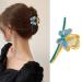 Butterfly Large Hair Clips Blue Butterfly Metal Hair Claw Clip Big Nonslip Gold Hair Clamps Hair Accessories for Women Girls Thick and Medium Long Hair Styling Jaw Clips Clamp Barrettes 1Pcs